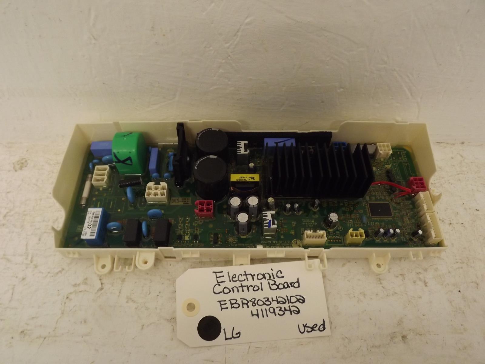 LG Washer EBR80342102 4119342 Electronic Control Board Used LG Washer EBR80342102 4119342 Electronic Control Board Used